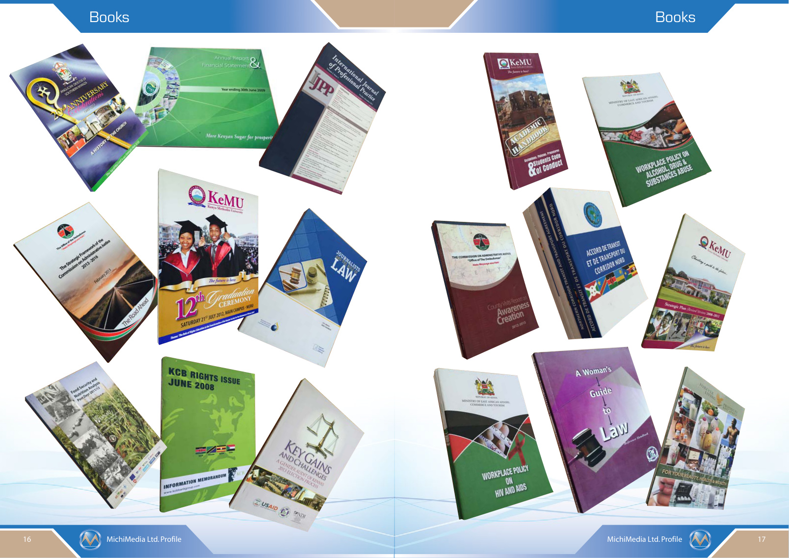 Books portfolio sample