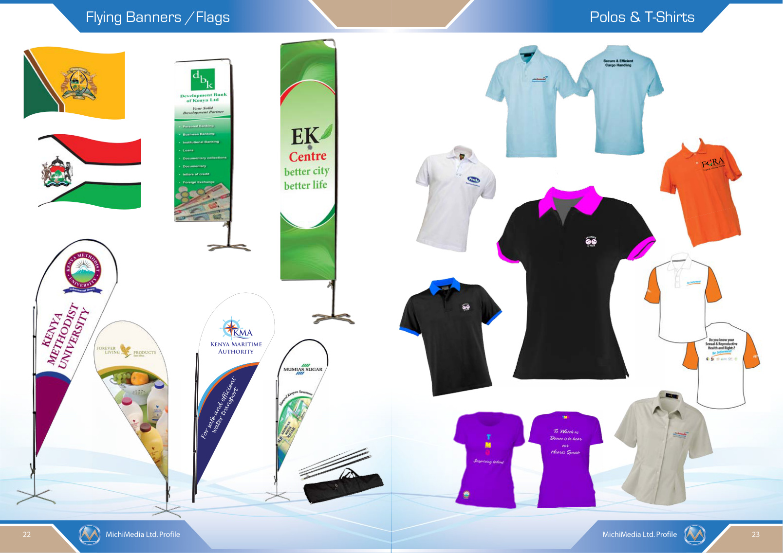 Flying Banners, Flags & Polos portfolio sample