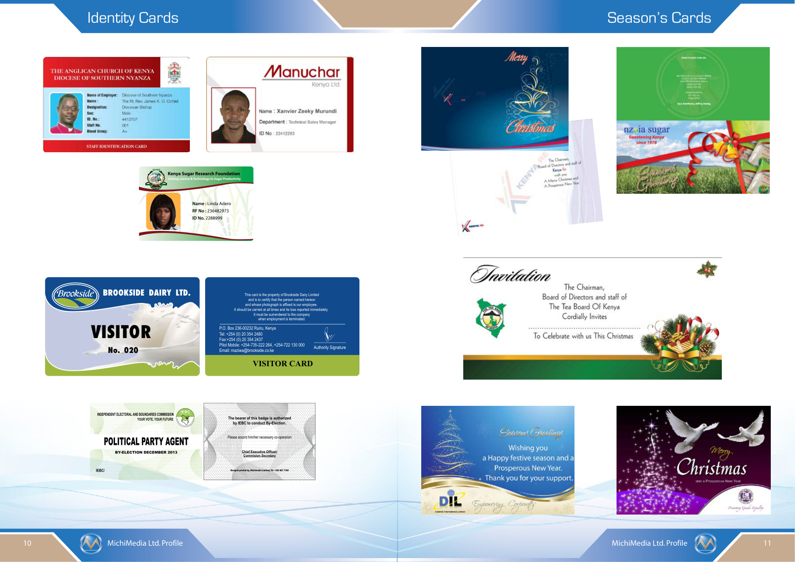 Identity Cards & Corporate Stationery portfolio sample